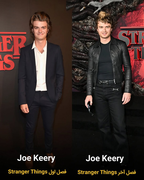 تغییر چهره بازیگران چیزهای عجیب