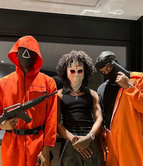 استایل هالووینی فوتبالیست‌ها