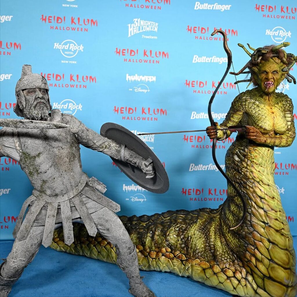 هایدی کلوم با گریم مدوسا