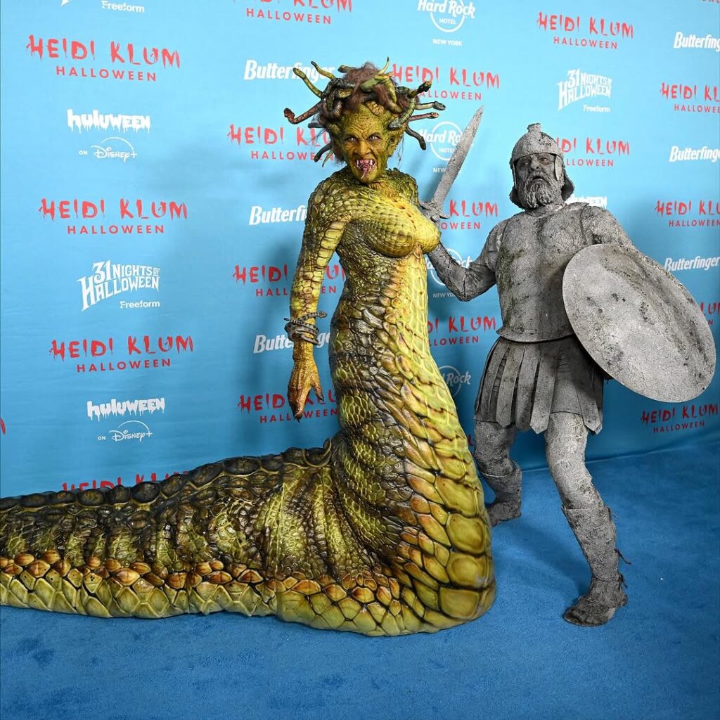 هایدی کلوم با گریم مدوسا