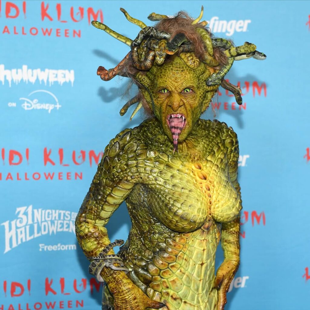 هایدی کلوم با گریم مدوسا