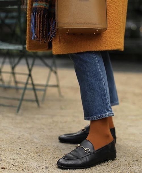 لوفر با جوراب بلند