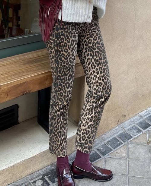 لوفر با جوراب بلند