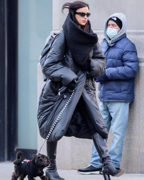 مشکی پوشیدن ایرینا شایک