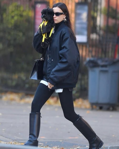 مشکی پوشیدن ایرینا شایک