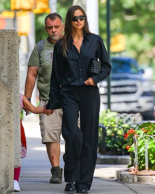 مشکی پوشیدن ایرینا شایک