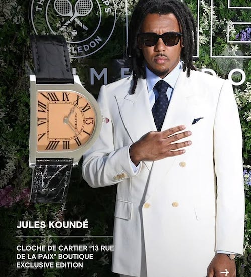 ساعت کارتیه بر دست مردان