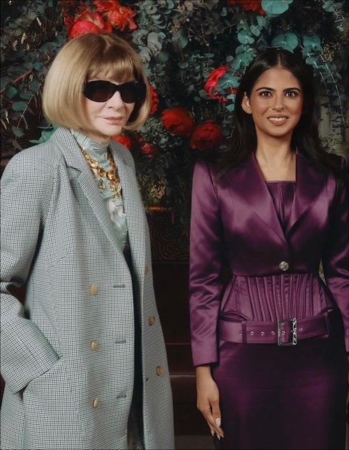 پیراهن بنفش ایشا آمبانی