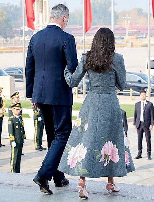 ملکه لتیزیا در چین