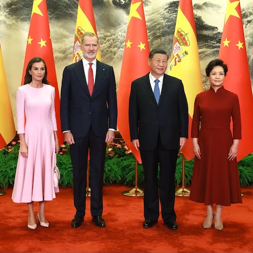 ملکه لتیزیا در چین