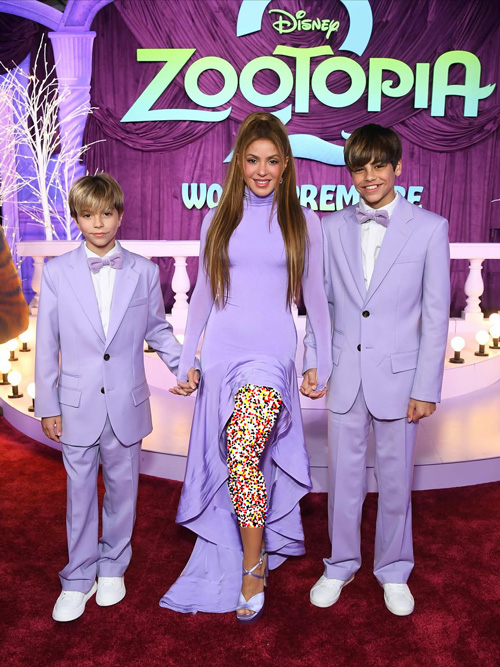 استایل ست شکیرا و پسرهایش