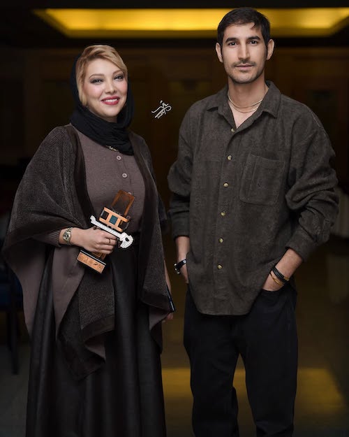 بازیگران در اختتامیه جشنواره شهر