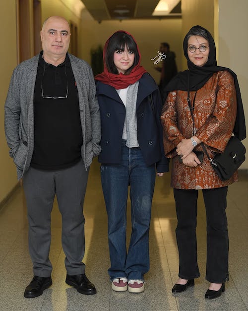 بازیگران در اختتامیه جشنواره شهر