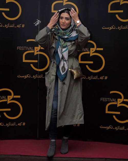 نیکی مظفری در اختتامیه جشنواره ۲۵