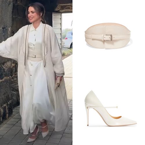 استایل سفید ملکه رانیا اردن