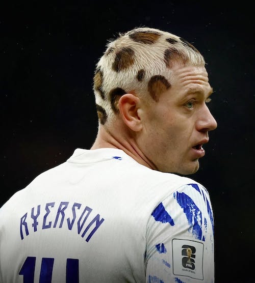 مدل موی پلنگی جولیان ریرسون