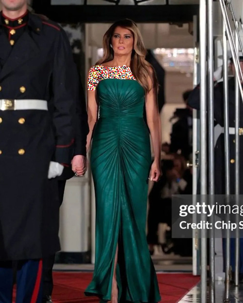 ملانیا ترامپ در دیدار با ولیعهد عربستان