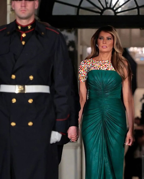 ملانیا ترامپ در دیدار با ولیعهد عربستان