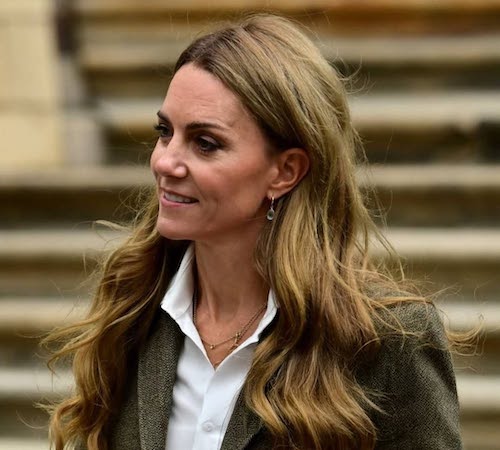 رنگ موی روشن کیت میدلتون