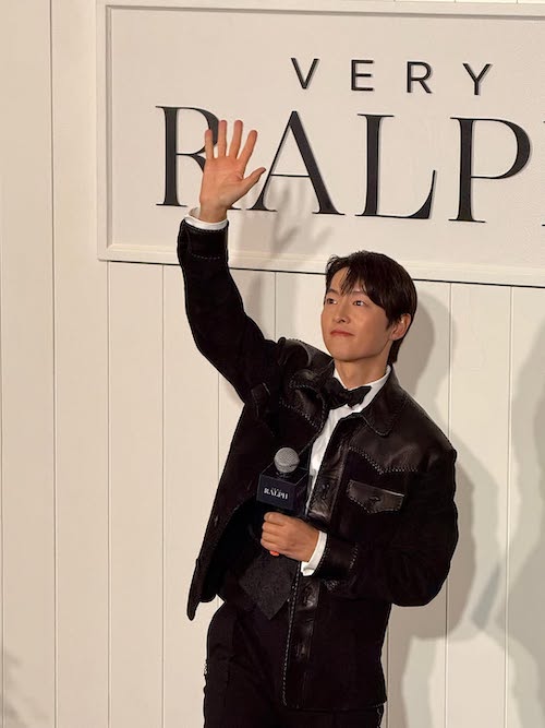 سونگ جونگ‌کی در ایونت رالف لورن