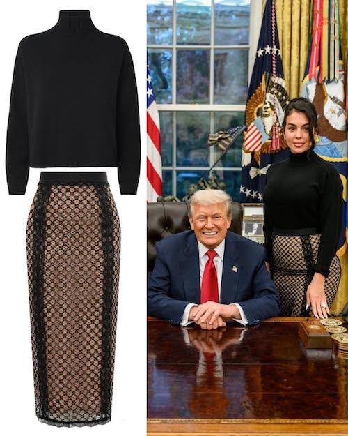 جورجینا رودریگز در کاخ سفید