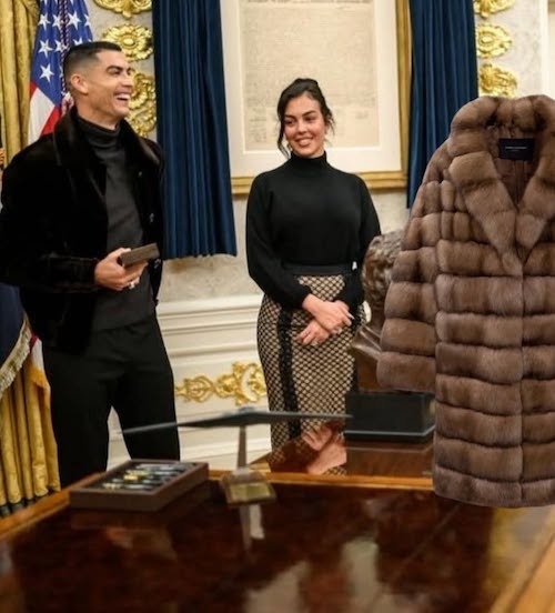 جورجینا رودریگز در کاخ سفید
