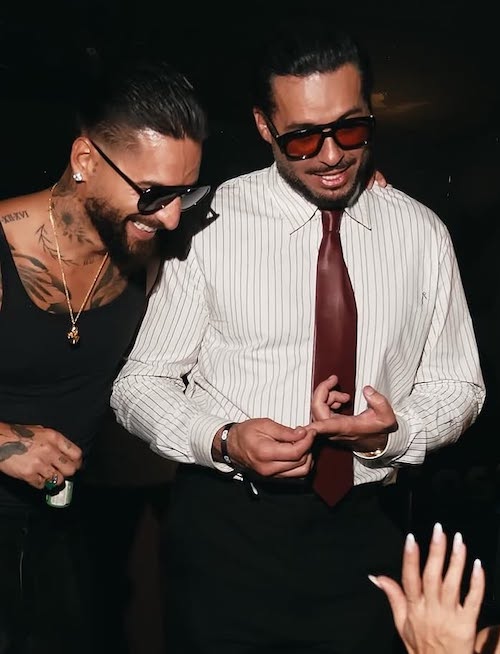 مایک امیری در مراسم مرد سال