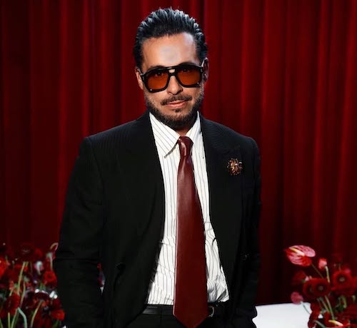 مایک امیری در مراسم مرد سال