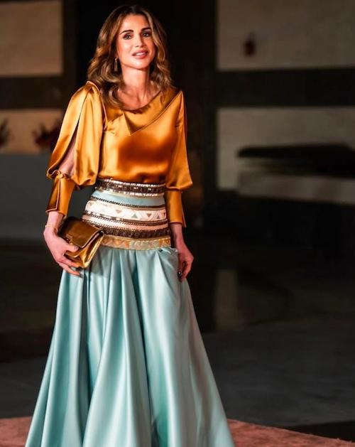 استایل ساتن ملکه رانیا