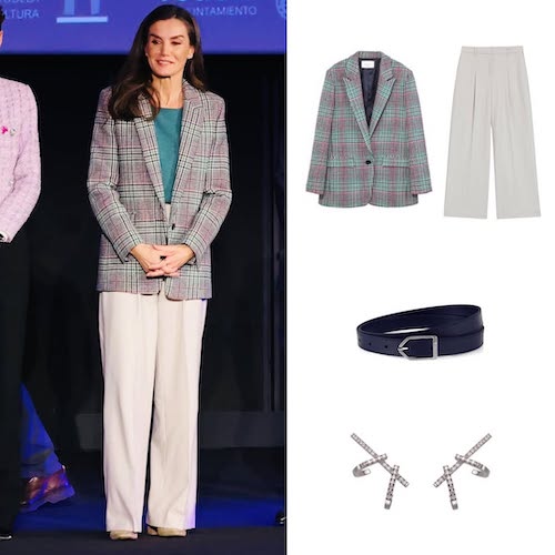 کت چهارخونه ملکه لتیزیا