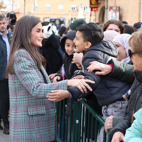 کت چهارخونه ملکه لتیزیا