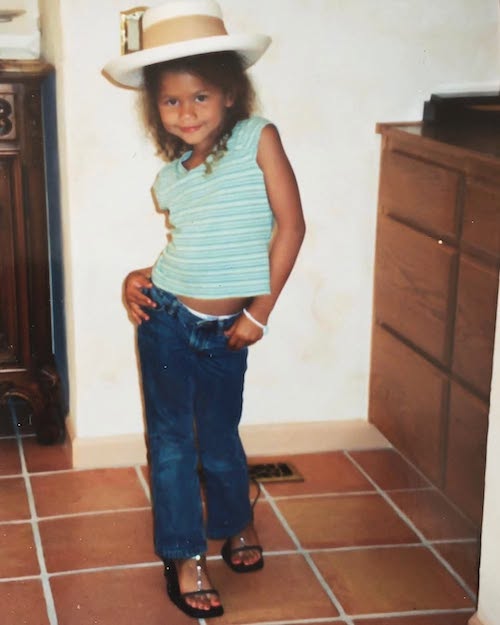 عکس‌های کودکی زندیا