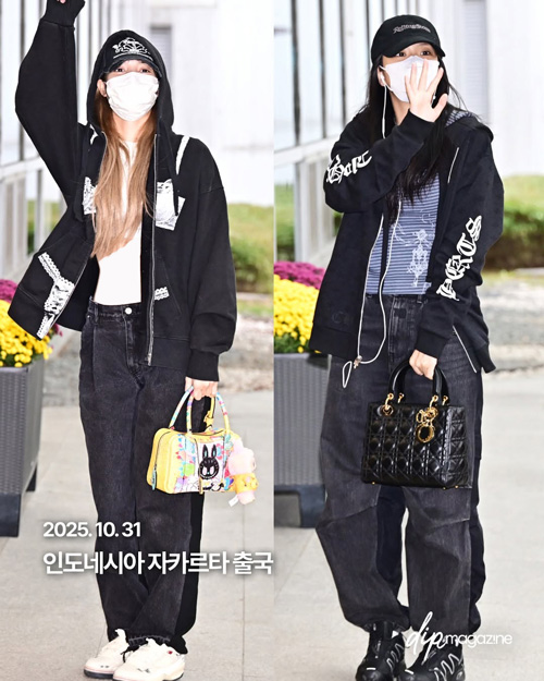 استایل‌های فرودگاهی دختران بلک‌پینک