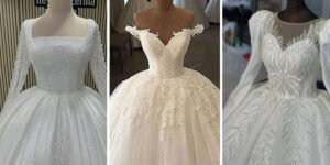 یقه‌های ترندی لباس عروس؛ ظرافتی که از گردن آغاز می‌شود