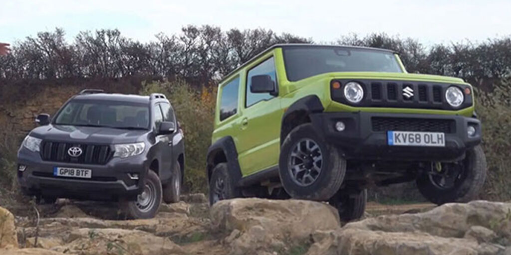 مقایسه سوزوکی جیمنی با تویوتا لندکروزر پرادو؛ کوچکِ چابک در برابر غول بیابان‌ها