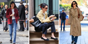 استایل پاییز و زمستان با شلوار جین؛ ترکیب‌هایی که باید از کندال جنر الگو بگیرید