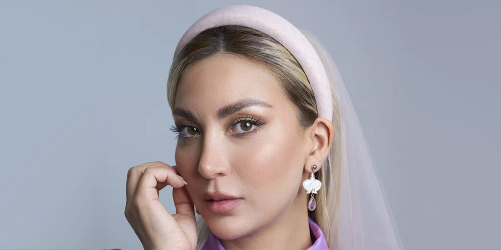 استایل قهوهای مینا مختاری