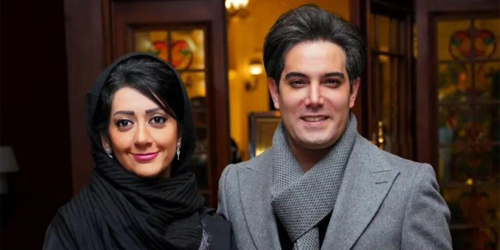 امیرعلی نبویان و همسرش خوش‌پوش‌ترین زوج مراسم شدند! تصاویر جدید آن‌ها را ببینید