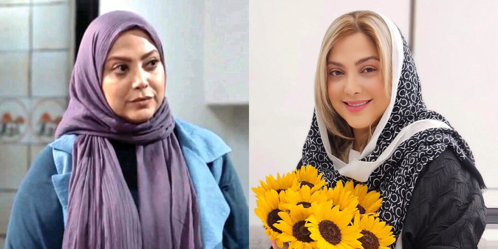 بازیگر سریال «سه در چهار» با آرایش غلیظش همه را متعجب کرد