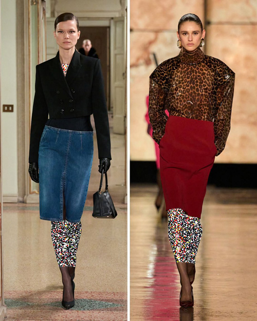 دامن مدادی در مد