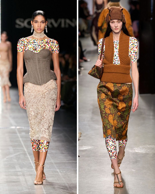 دامن مدادی در مد