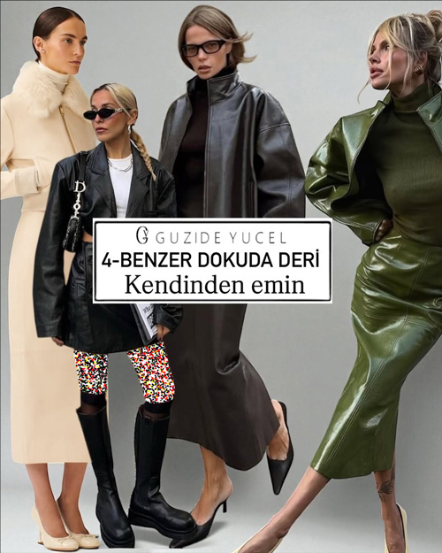 ست کردن لباس چرم با لباس‌های مختلف