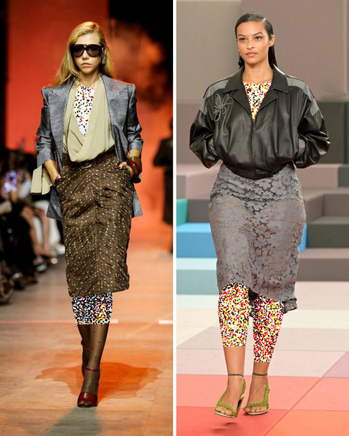 دامن مدادی در مد