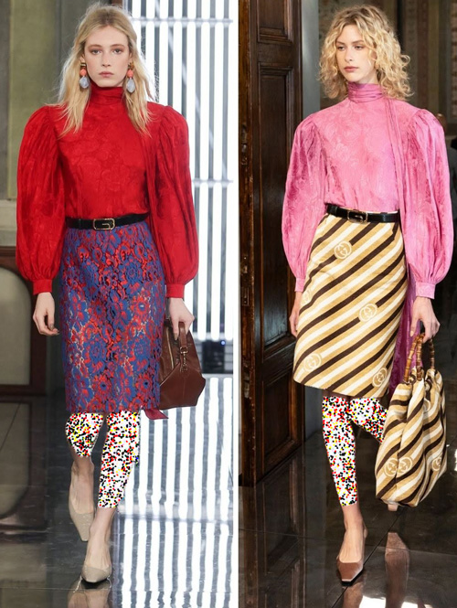 دامن مدادی در مد