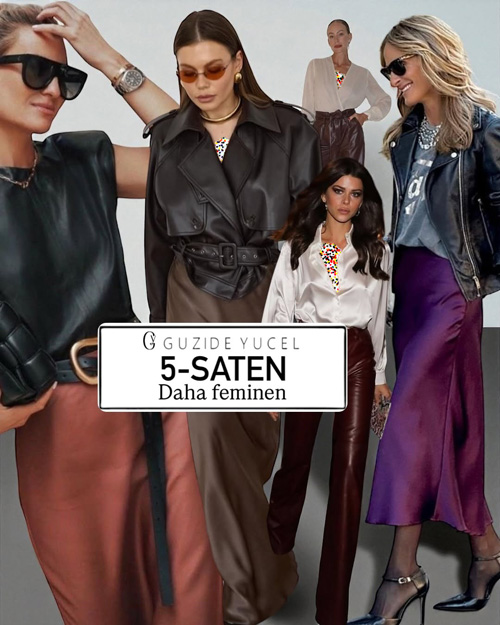 ست کردن لباس چرم با لباس‌های مختلف