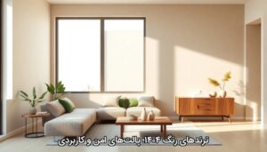 ترندهای رنگ ۱۴۰۴؛ پالت‌های امن و کاربردی