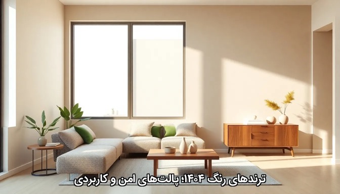 ترندهای رنگ ۱۴۰۴؛ پالت‌های امن و کاربردی