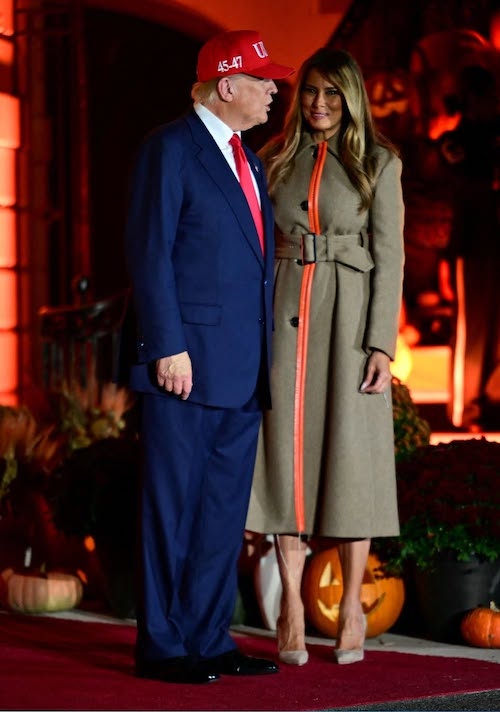 ملانیا ترامپ در هالووین ۲۰۲۵