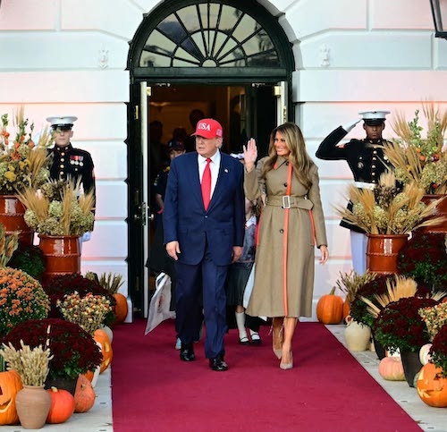 ملانیا ترامپ در هالووین ۲۰۲۵