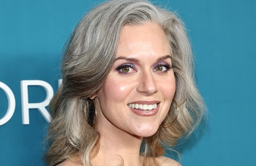 مدل برای موهای خاکستری